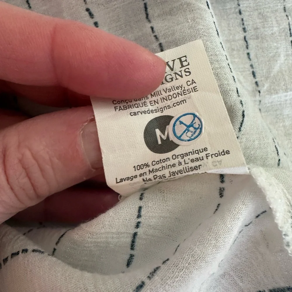 NWT Carve Designs Dylan Guaze Shirt organic cotton - Picture 7 of 8